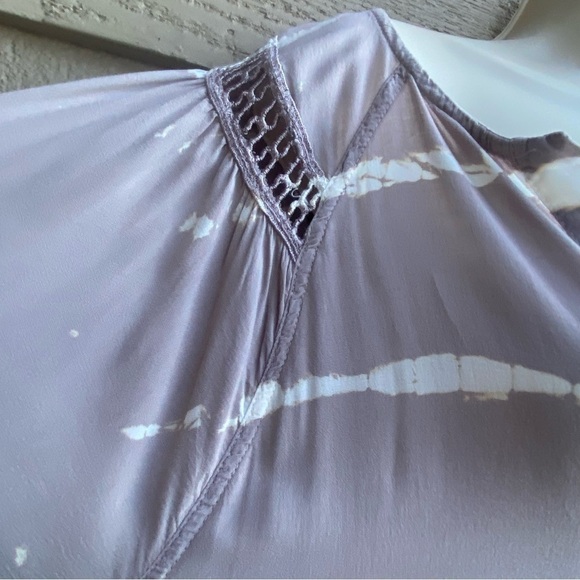 Soft Surroundings Long Sleeves Tie Dye Dress Large vacation beach - Picture 3 of 8